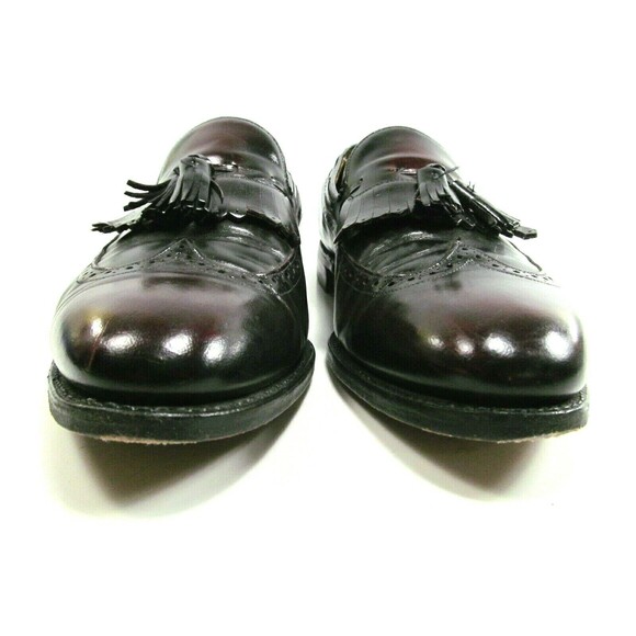 Johnston & Murphy Aristocraft  Burgundy Kilted Tassel Loafers Mens Size US 10 D - Picture 5 of 12